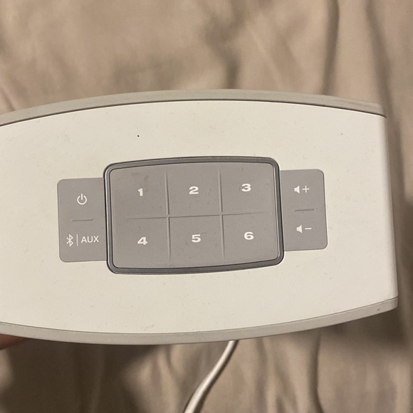 Gray Bose Bluetooth speaker. Can host a party with this speaker! - Picture 2 of 5